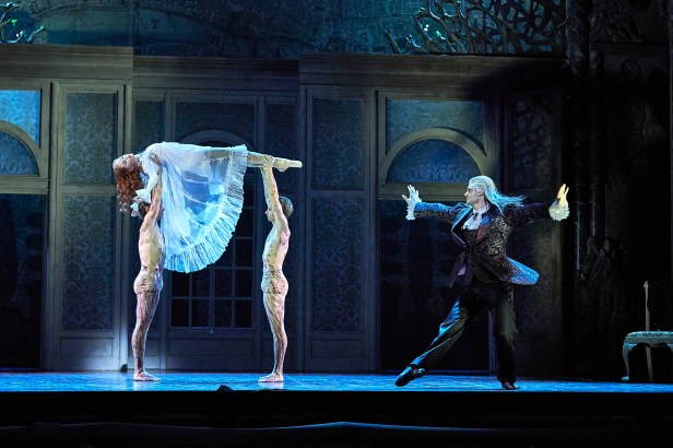 Melissa Boniface, Matthew Edwardson, Oliver Edwardson and Aurelien Scannella in Dracula. Photo by Jon Green.jpg